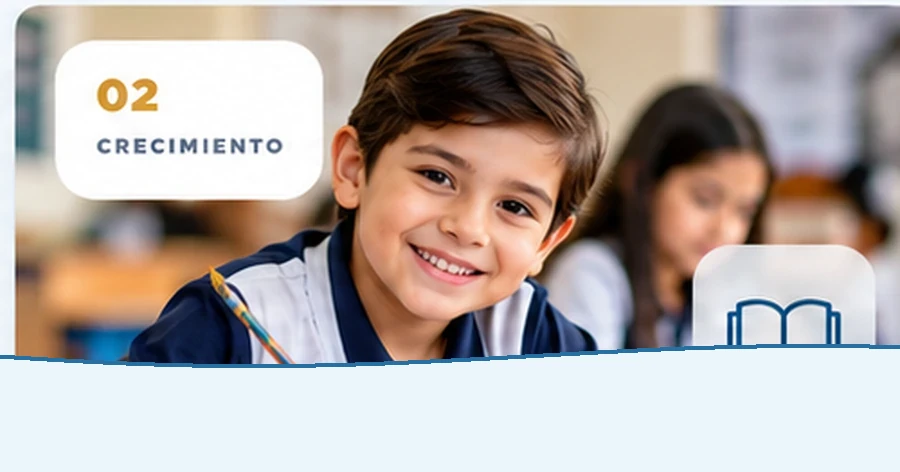 Imagen ilustrativa de estudiantes en la etapa de educación básica